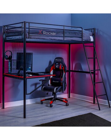 X Rocker Icarus XL Gaming High Sleeper with Desk