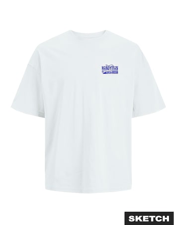Jack & Jones Hank Crew Neck T-Shirt - White