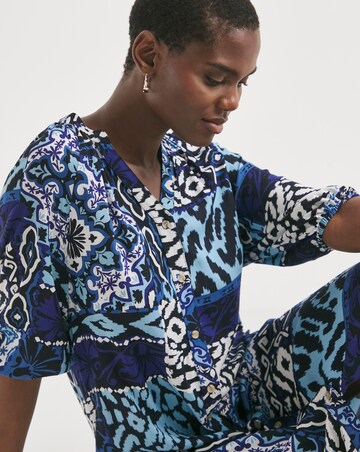 Printed Kaftan Dress