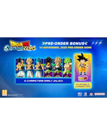 Dragon Ball: Sparking! Zero (Nintendo Switch)
