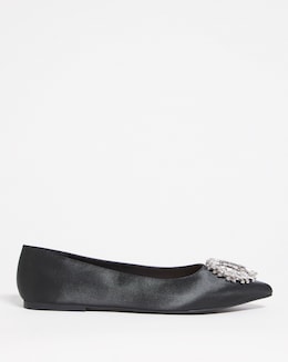 Joanna Hope Embellished Detail Ballerina Extra Wide EEE Fit