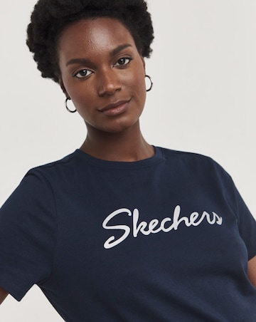 Skechers Metallic Logo Tee