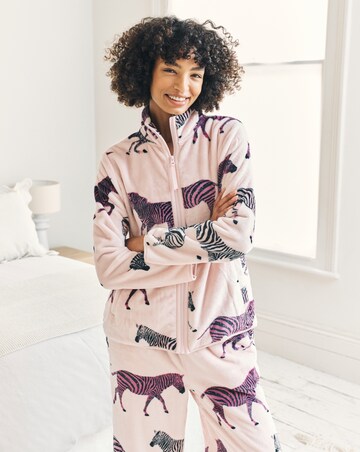 Chelsea Peers Zip Up Fleece Lounge Set