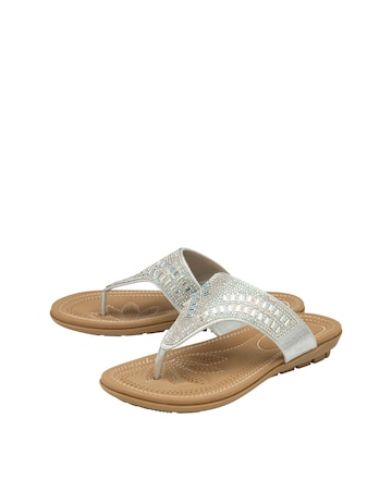 Lotus Rafaella Toe Post Sandals D Fit