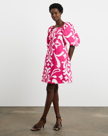 Joanna Hope Cotton Shift Dress With Pockets