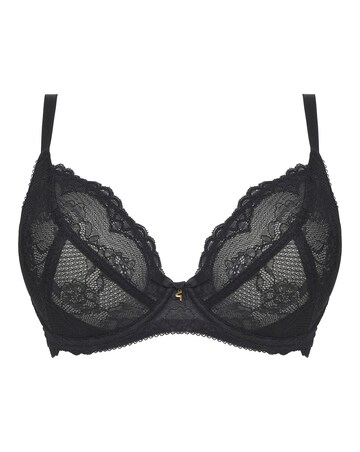 Gossard Superboost Lace NonPad Plunge Wired Bra Black