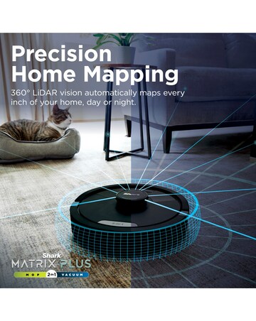 Shark Matrix Plus 2-in-1 RoboVac & Mop RV2620WDUK