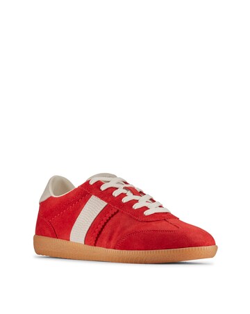 Clarks Stara Walk Red Combi Suede Trainers