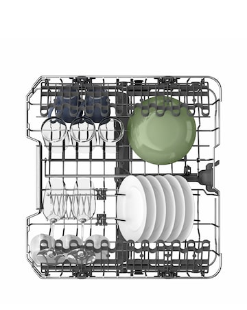 Hotpoint Maxi Space H7F HP43 X UK Full Size Dishwasher 15 Place Settings Silver