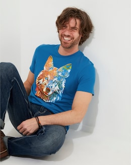 Joe Browns Wild Wolf T-Shirt Long