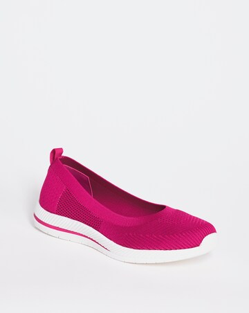 Cushion Walk Fly Knit Ballerina E Fit