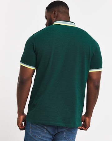 Jack & Jones Premium Paulos Tipped Polo - Teal