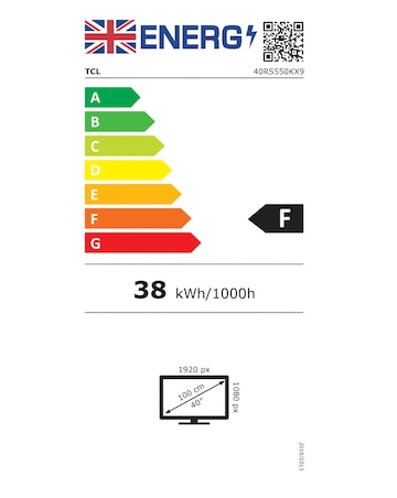 TCL 40in 40RS550K FHD LED Roku TV