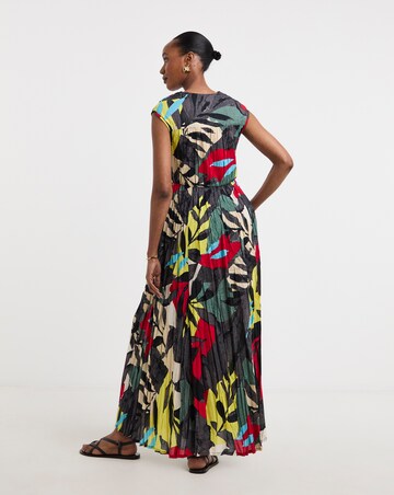 Pure Cotton Tie Front Maxi Dress