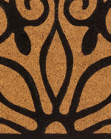 Scroll Coir Doormat