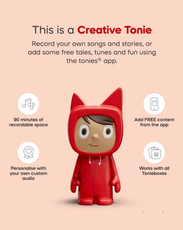 Tonies Toniebox 2 Starter Set with Creative Tonie Rubie - Sky Blue