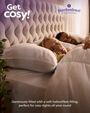 Slumberdown Cosy Nights Pack of 2 Back Sleeper Pillows