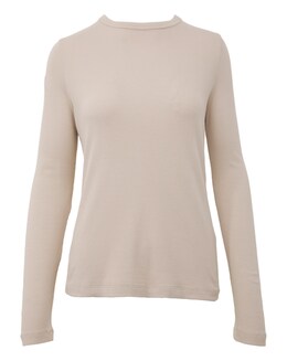 Anthology Almond Bamboo Jersey Long Sleeve Tee