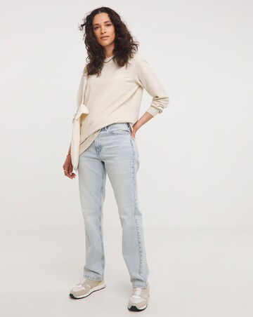 Oatmeal Classic Longline Sweatshirt