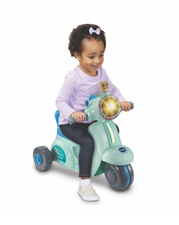 Vtech 2-in-1 Ride & Balance Scooter blue