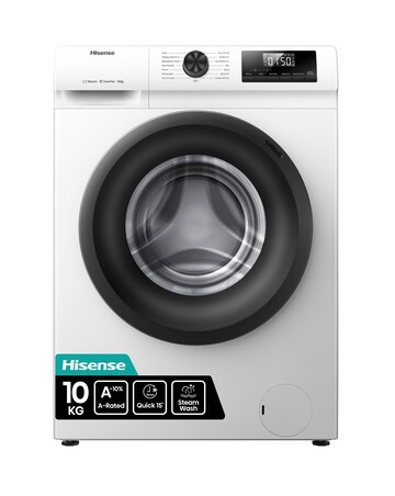 Hisense WF1Q1041BW 1 Series 10kg 1400 Spin Washing Machine - White