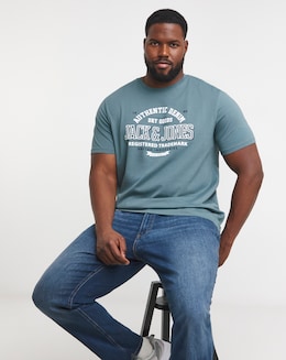 Jack &amp; Jones Short Sleeve Logo T-Shirt