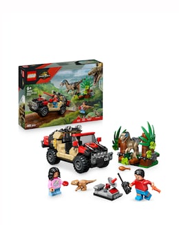 LEGO Jurassic World Raptor Off-Road Escape Velociraptor Toy Dinosaur 76972