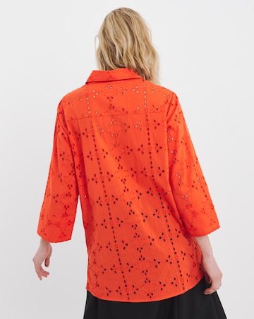 Pure Cotton Broderie Shirt
