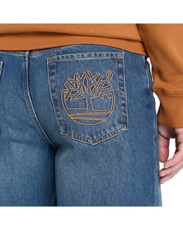 Timberland Sandown Pocket Embroide Tree Logo Denim Jeans - Blue