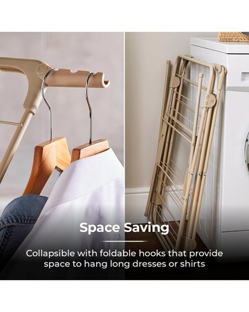 Tower Latte Concertina Clothes Airer