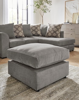 Grace Chenille Footstool