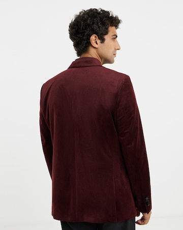 Velvet Satin Lapel Blazer