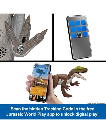 Jurassic World Rebirth Rumble 'n Rampage Dinosaur Action Figure Distortus Rex