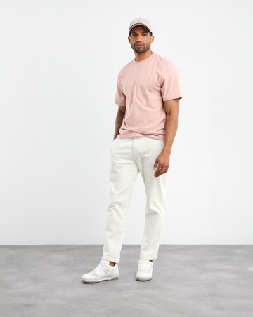 Textured Marl Relaxed Fit Pocket T-Shirt