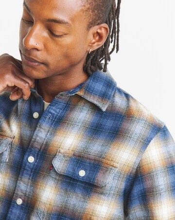 Levi's Jackson Worker Shirt - Blue Plaid