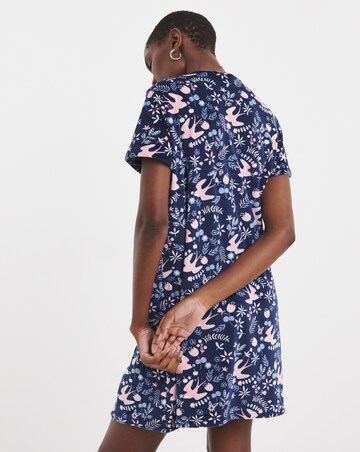 Fleece Button Through Nightie