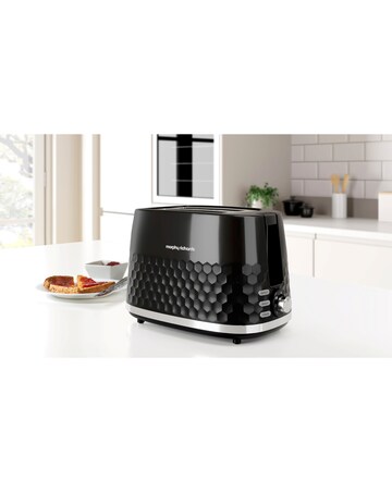 Morphy Richards 220031 Hive 2 Slice Black Toaster