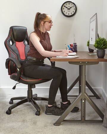 X Rocker Maverick Ergonomic PC Office Gaming Chair - Black / Red