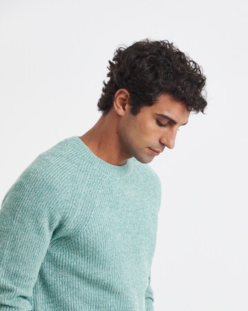Cotton Twist Crew Neck Knitted Jumper