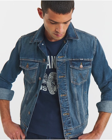 Wrangler Classic Denim Jacket - Mid Stone
