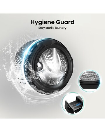 Hisense 3S Series WF3S8043BB3 WiFi-enabled 8kg 1400 Spin Washing Machine - Black