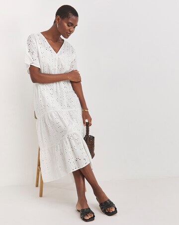 Broderie Smock Dress