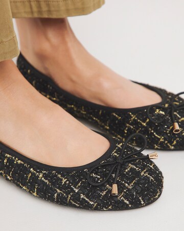 Selena Classic Flat Ballerina Shoes Wide E Fit