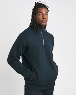 1/4 Zip Relaxed Fit Sweatshirt