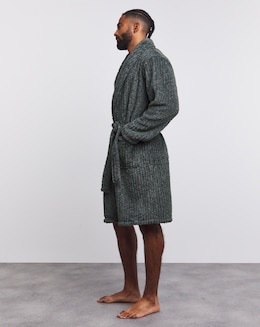 Marl Clipped Dressing Gown