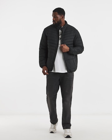 Jack & Jones State Packable Puffer Coat - Black