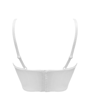 Pour Moi Swoon Broderie Wired Bustier White