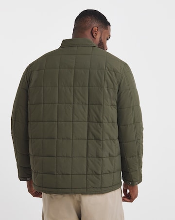 Water Resistant Square Quilt Shacket