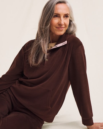 Julipa Jersey Cord Henley Sweatshirt