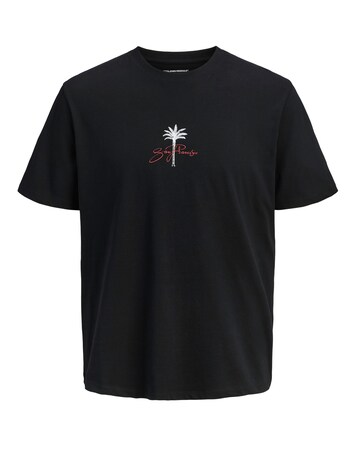 Jack & Jones Bradley Back Graphic T-Shirt - Black